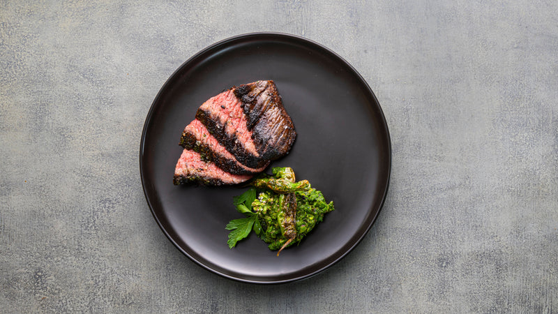 American Wagyu Zabuton with Shishito Salsa