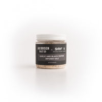 Garlic and Black Pepper Infused Salt