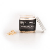 Garlic and Black Pepper Infused Salt